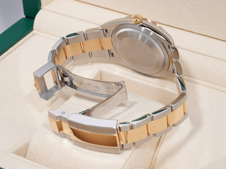 Rolex Explorer 36 Ref. 124273 Stainless Steel/Yellow Gold Black Dial