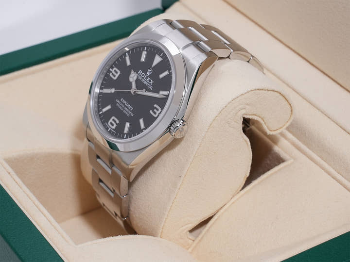 Rolex Explorer I Ref. 214270 Stainless Steel Black Dial