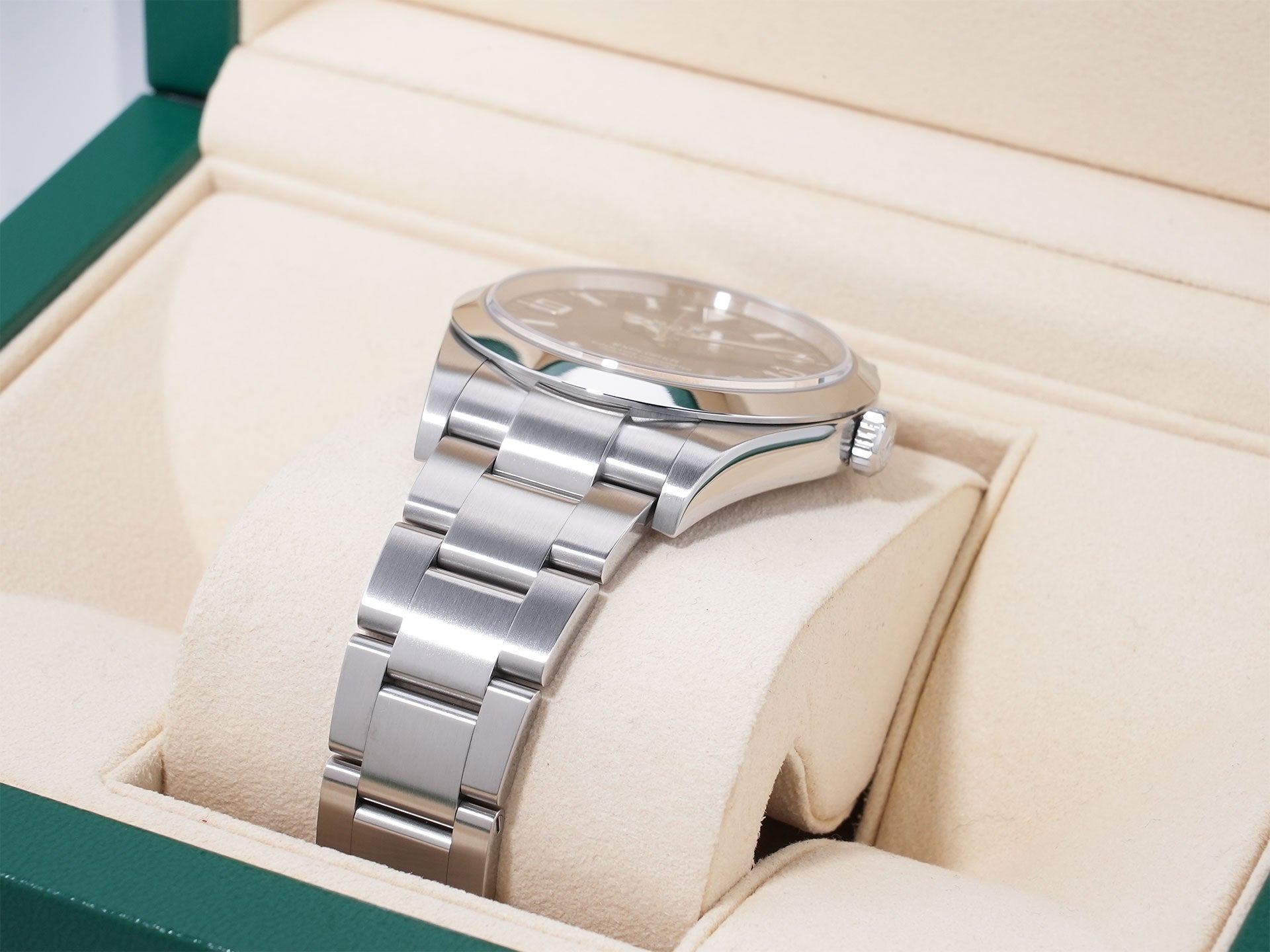 Rolex Explorer I Ref. 214270 Stainless Steel Black Dial