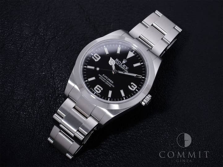 Rolex Explorer I Ref. 214270 Stainless Steel Black Dial