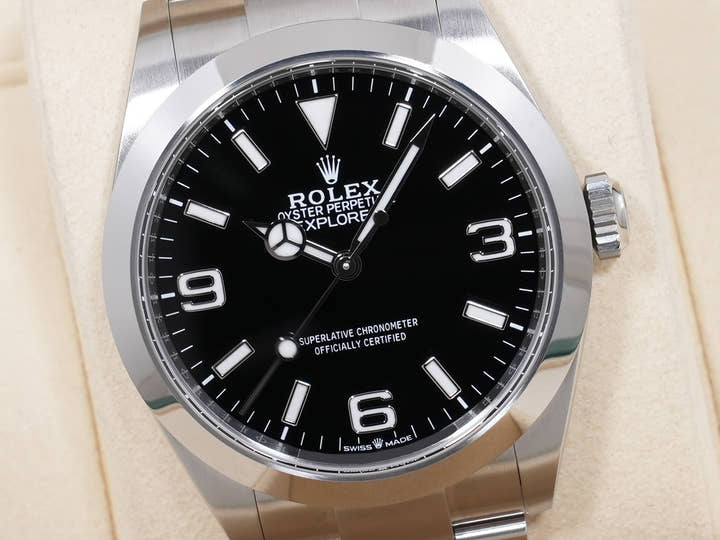 Rolex Explorer 40 Ref. 224270 Stainless Steel Black Dial