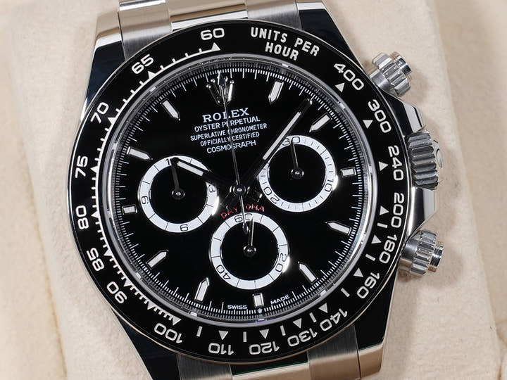 ロレックス デイトナ Ref.126500LN ステンレススチール ブラック文字盤