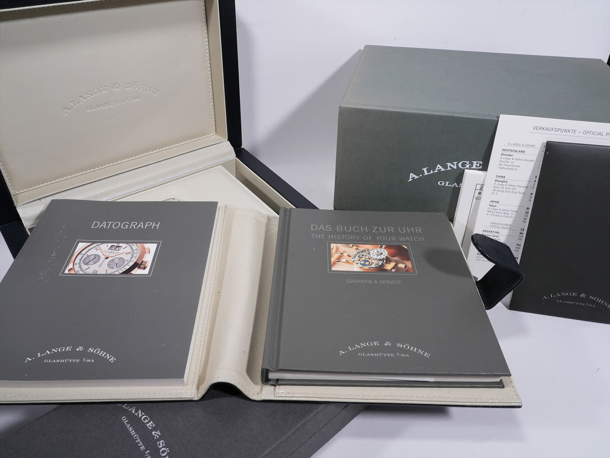A.ランゲ＆ゾーネ ダトグラフ Ref.403.035 PT ブラック文字盤 美品 2a3jqieh