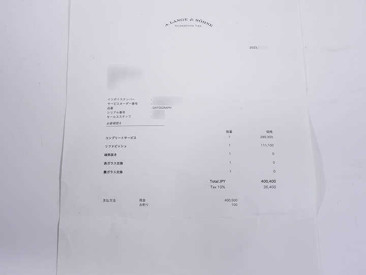 A.ランゲ＆ゾーネ ダトグラフ Ref.403.035 PT ブラック文字盤 美品 2a3jqieh
