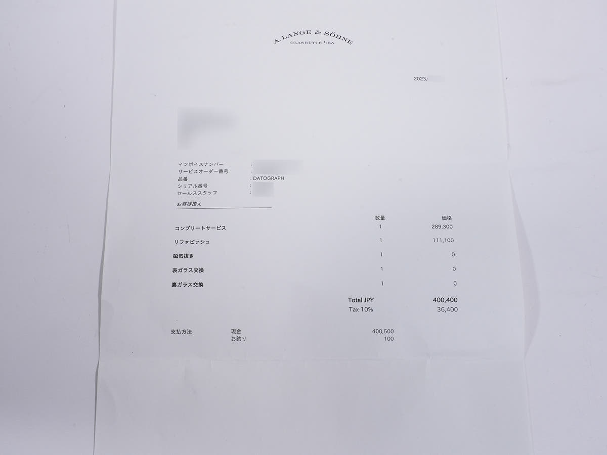 A.ランゲ＆ゾーネ ダトグラフ Ref.403.035 PT ブラック文字盤 美品 2a3jqieh