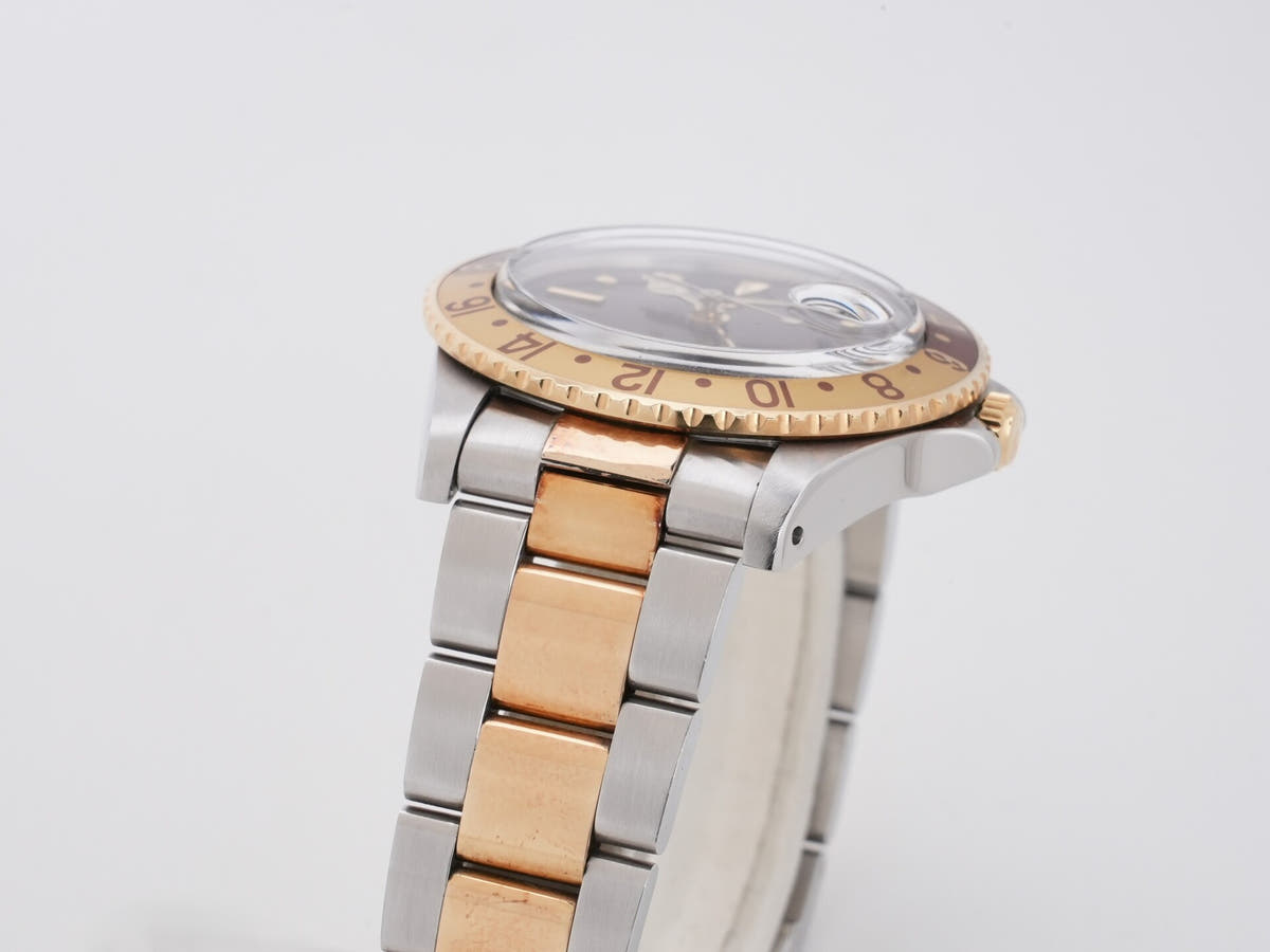 ロレックス GMTマスター Ref.1675/3 SS/YG ブラウン文字盤 オイスターブレスレット 中古 u6skuoci