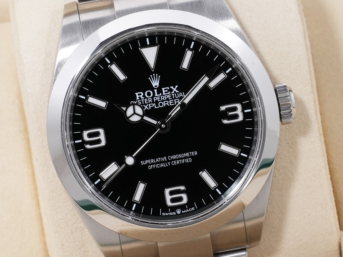 ロレックス エクスプローラー40 Ref.224270 SS ブラック文字盤 中古 mup8soom