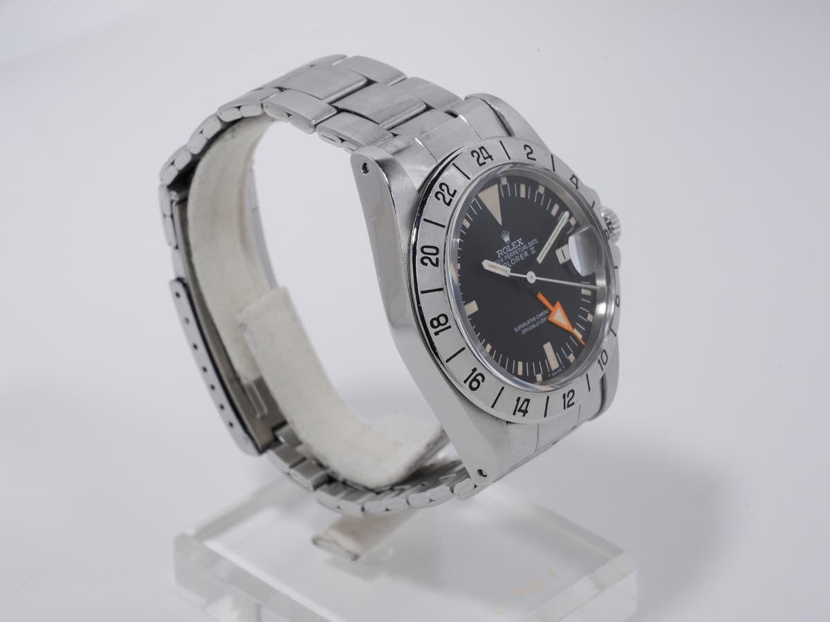 ロレックス エクスプローラーII Ref.1655 SS ブラック文字盤 中古 z4ih6n77