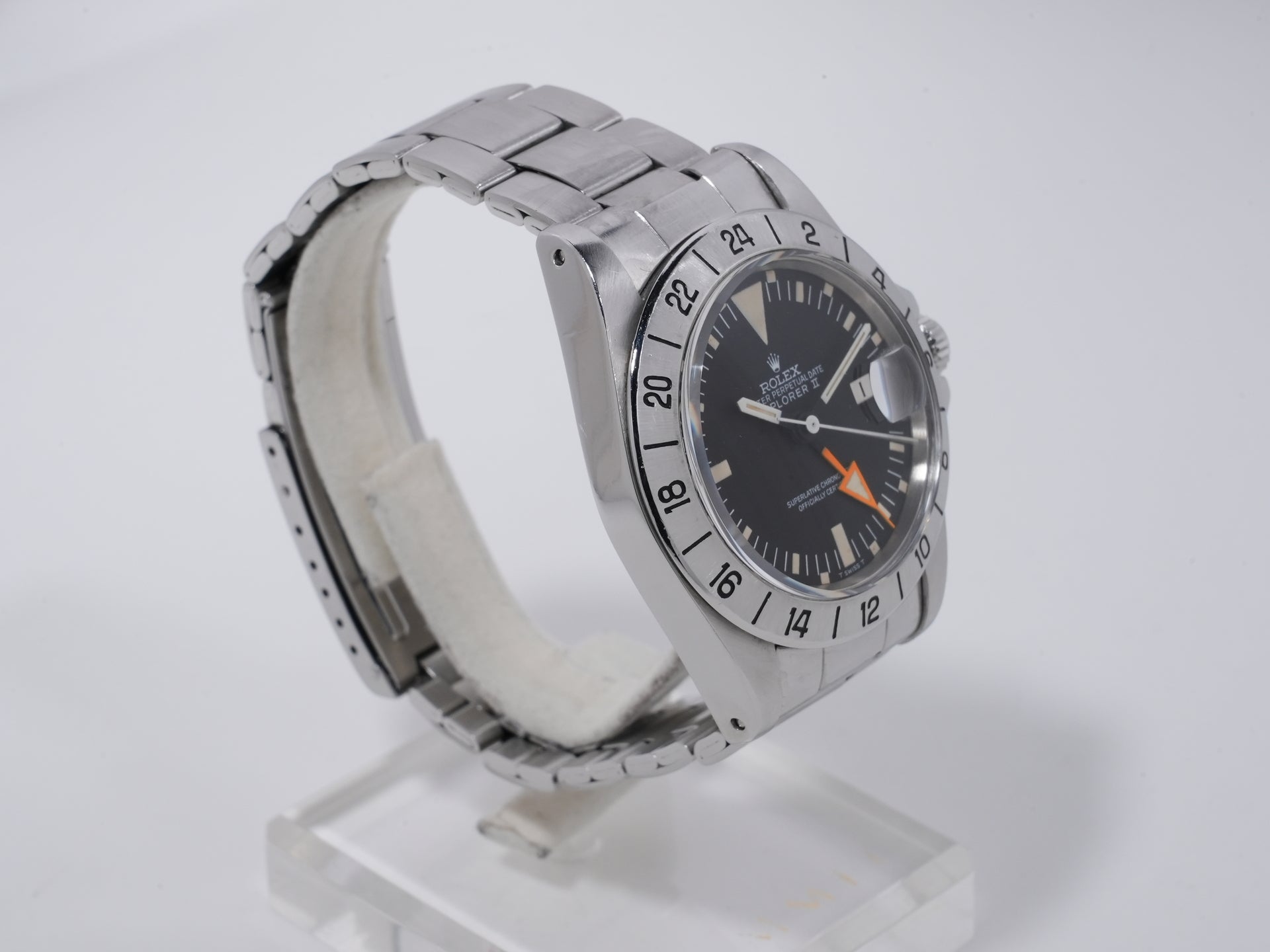ロレックス エクスプローラーII Ref.1655 SS ブラック文字盤 中古 z4ih6n77