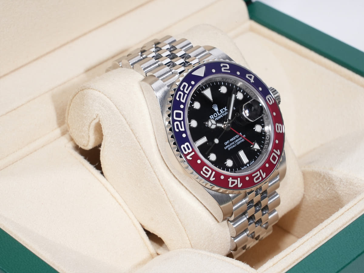 ロレックス GMTマスターII Ref.126710BLRO SS ブラック文字盤 ジュビリーブレスレット 中古 78otduom