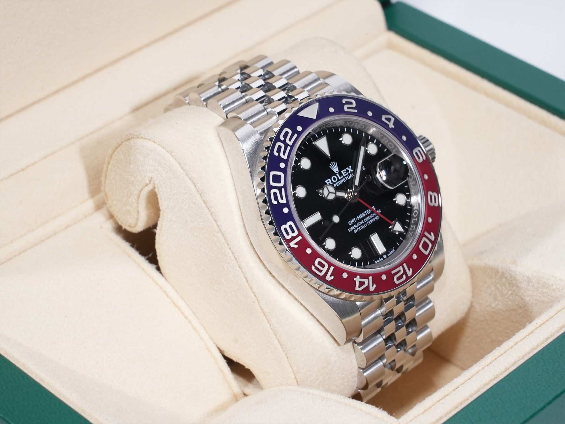 ロレックス GMTマスターII Ref.126710BLRO SS ブラック文字盤 ジュビリーブレスレット 中古 78otduom