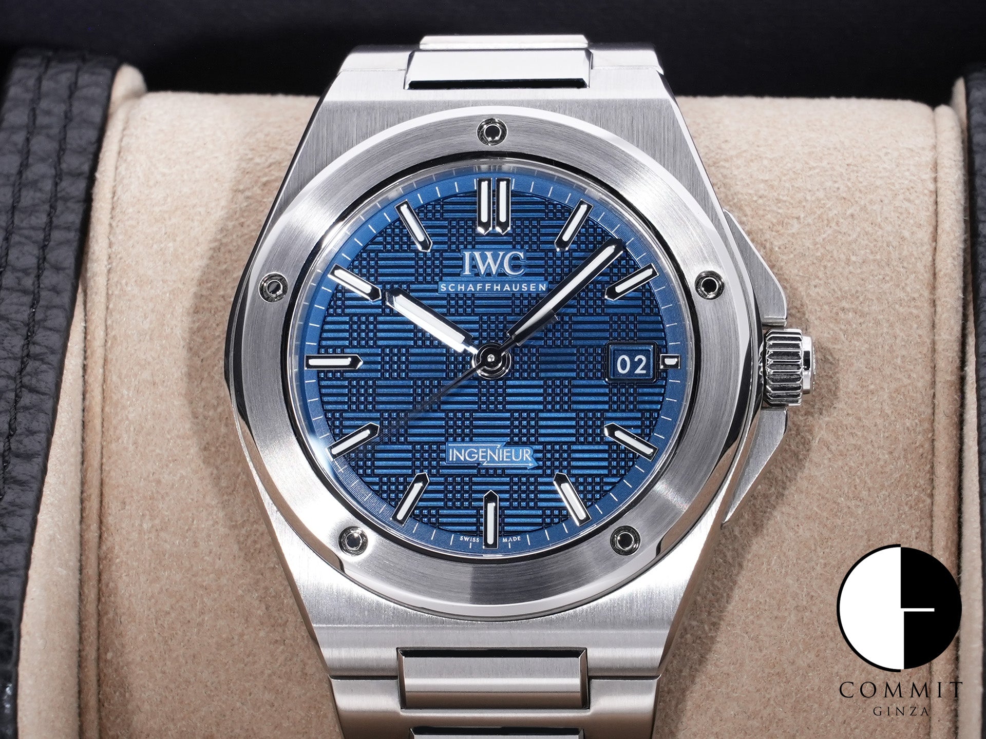IWC インヂュニア オートマティック 40 Ref.IW328907 SS ブルー文字盤 未使用 pwrrzi48
