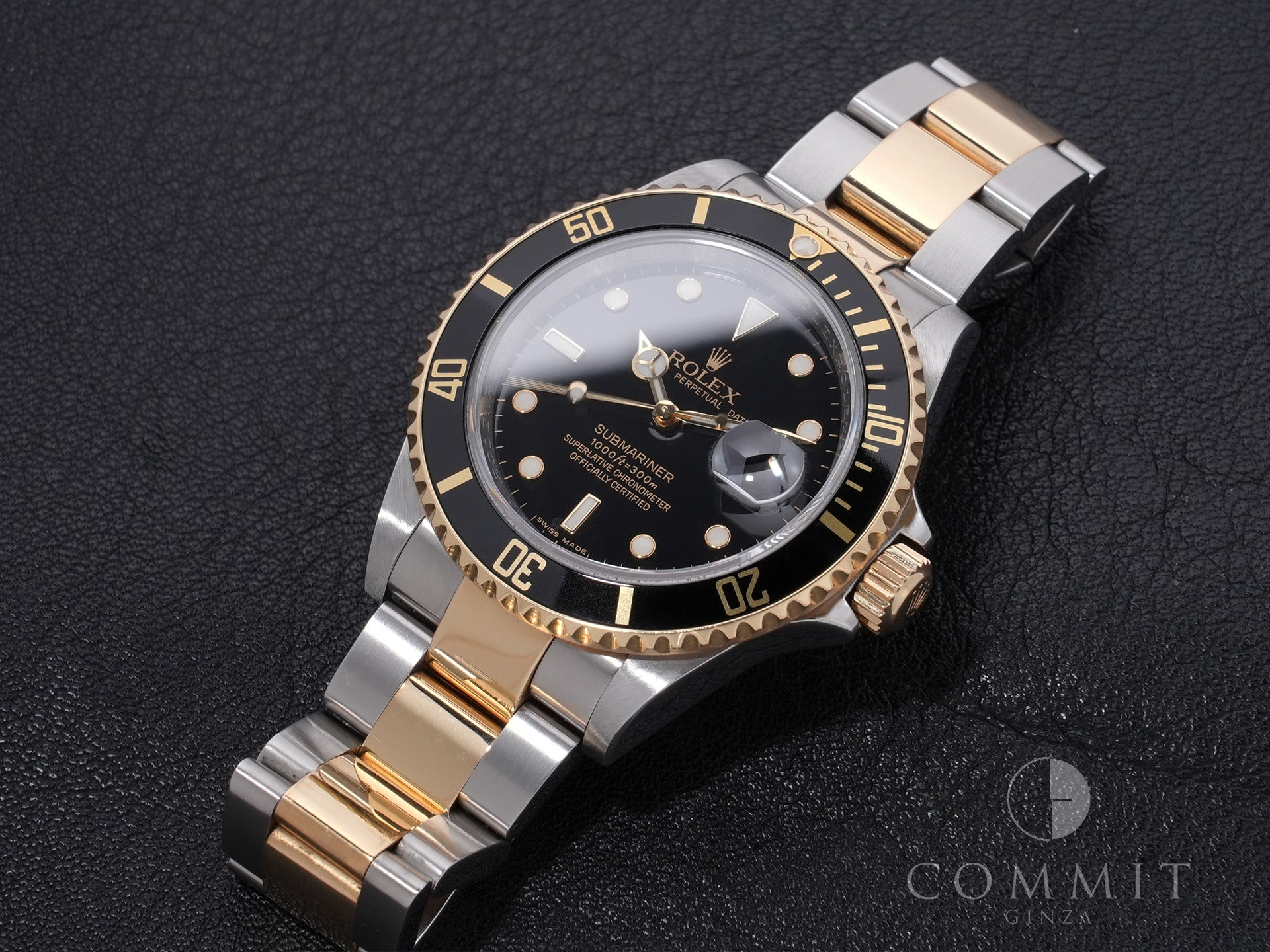 ロレックス サブマリーナー デイト Ref.16613LN SS/YG ブラック文字盤 中古 wcpoyf3s