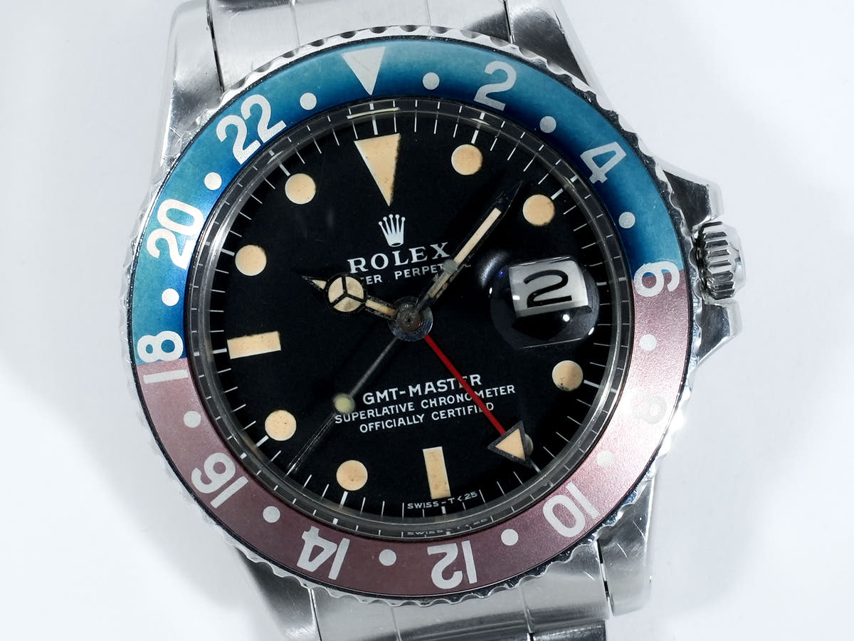 ロレックス GMTマスター Ref.1675 SS ブラック文字盤 中古 vck3mk2j