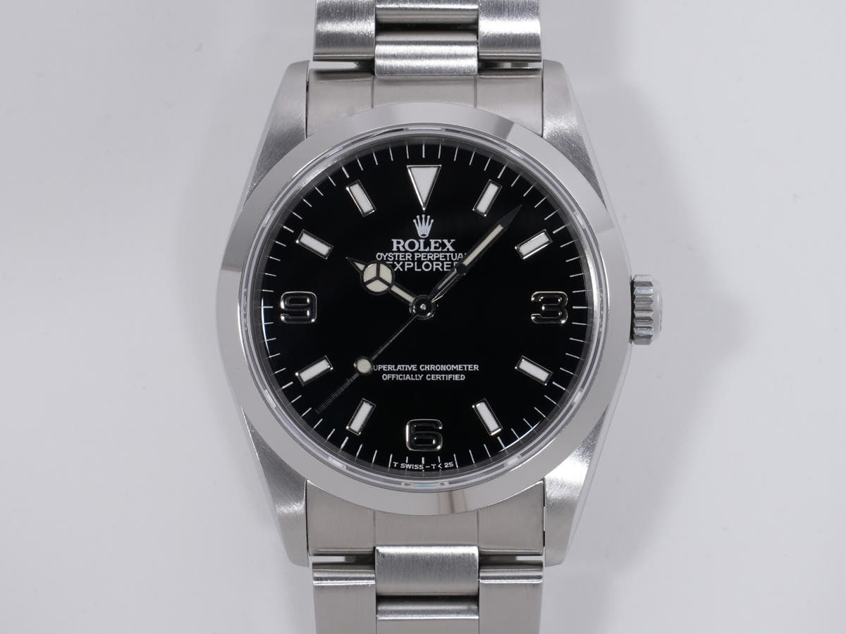 ロレックス エクスプローラーⅠ Ref.14270 SS ブラック文字盤 中古 cjt5spw3