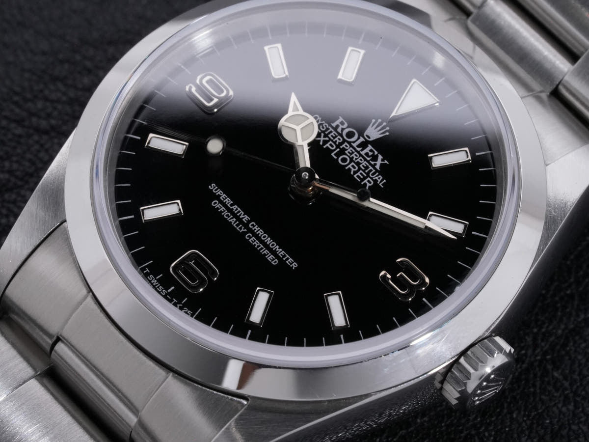 ロレックス エクスプローラーⅠ Ref.14270 SS ブラック文字盤 中古 cjt5spw3