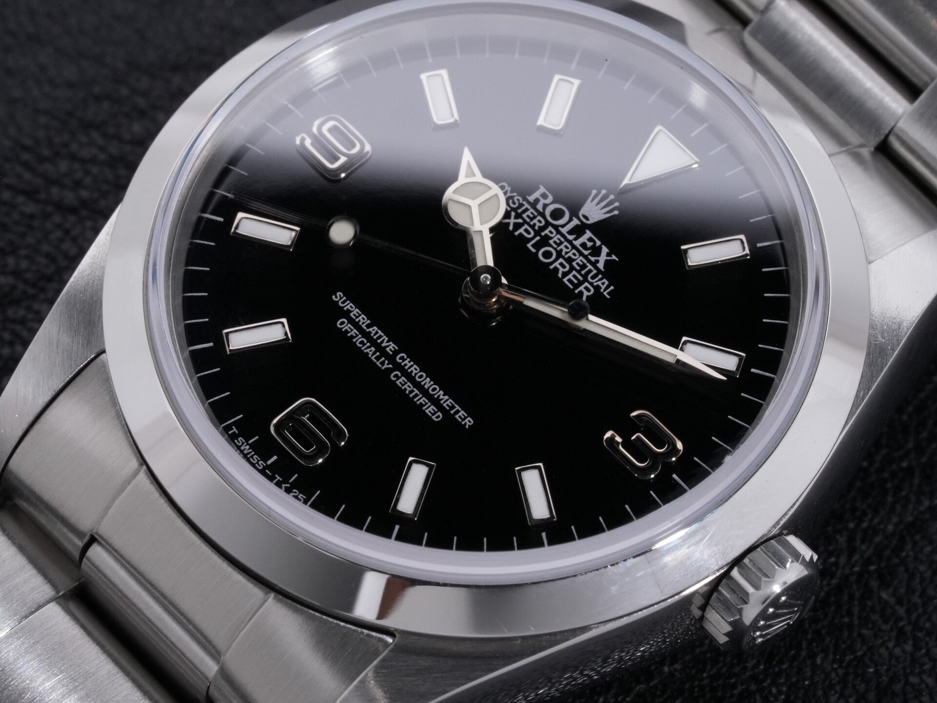 ロレックス エクスプローラーⅠ Ref.14270 SS ブラック文字盤 中古 cjt5spw3