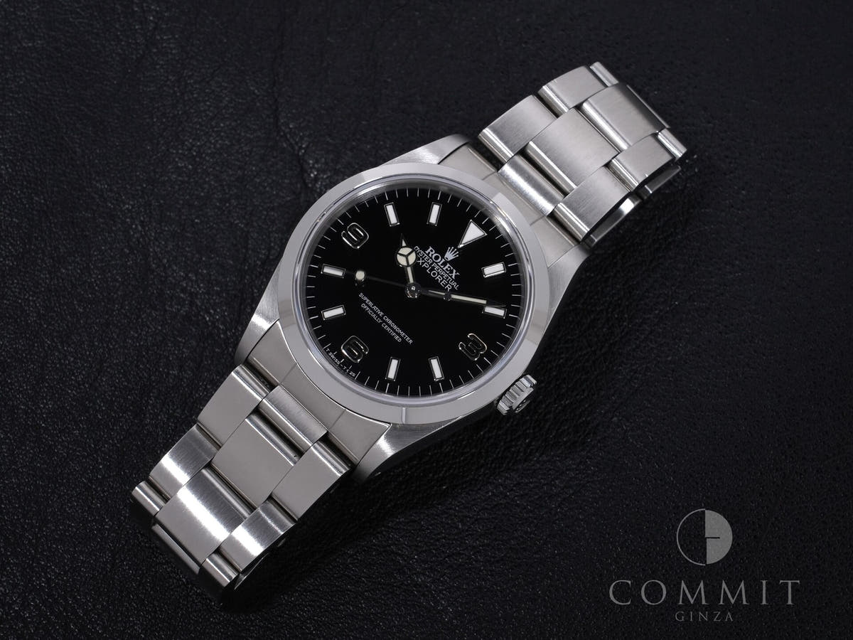ロレックス エクスプローラーⅠ Ref.14270 SS ブラック文字盤 中古 cjt5spw3