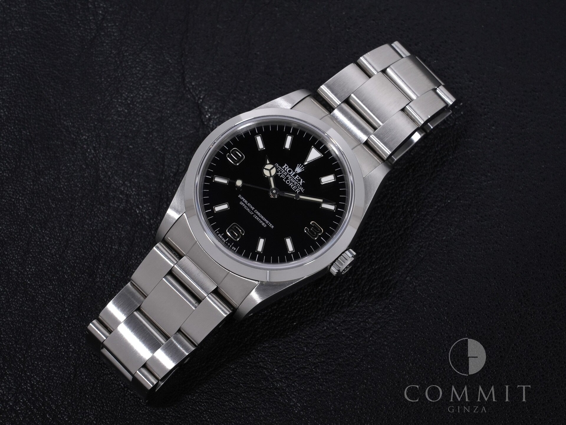 ロレックス エクスプローラーⅠ Ref.14270 SS ブラック文字盤 中古 cjt5spw3