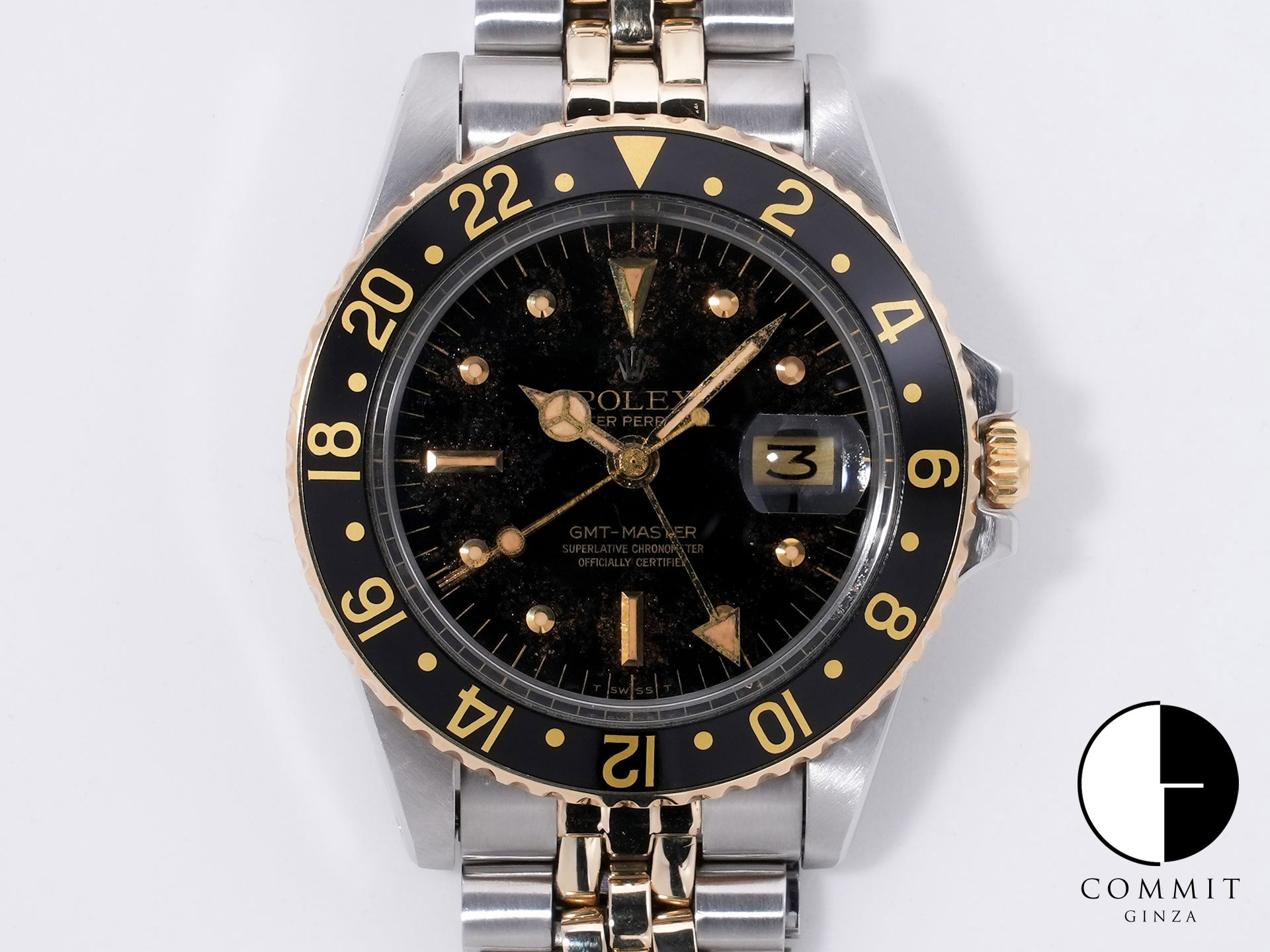 ロレックス GMTマスター Ref.1675/3 SS/YG ブラック文字盤 ジュビリーブレスレット 中古 rhhwd58q