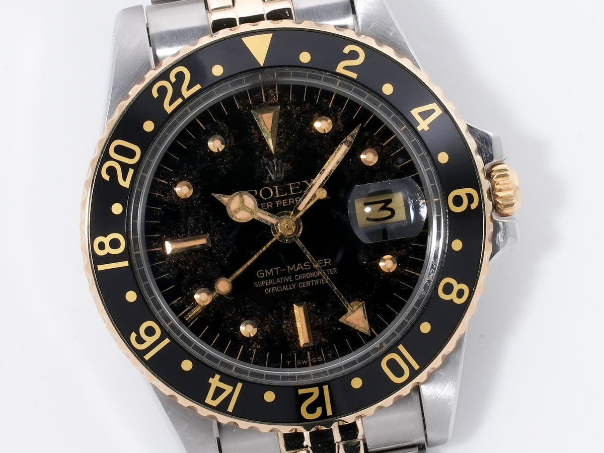 ロレックス GMTマスター Ref.1675/3 SS/YG ブラック文字盤 ジュビリーブレスレット 中古 rhhwd58q