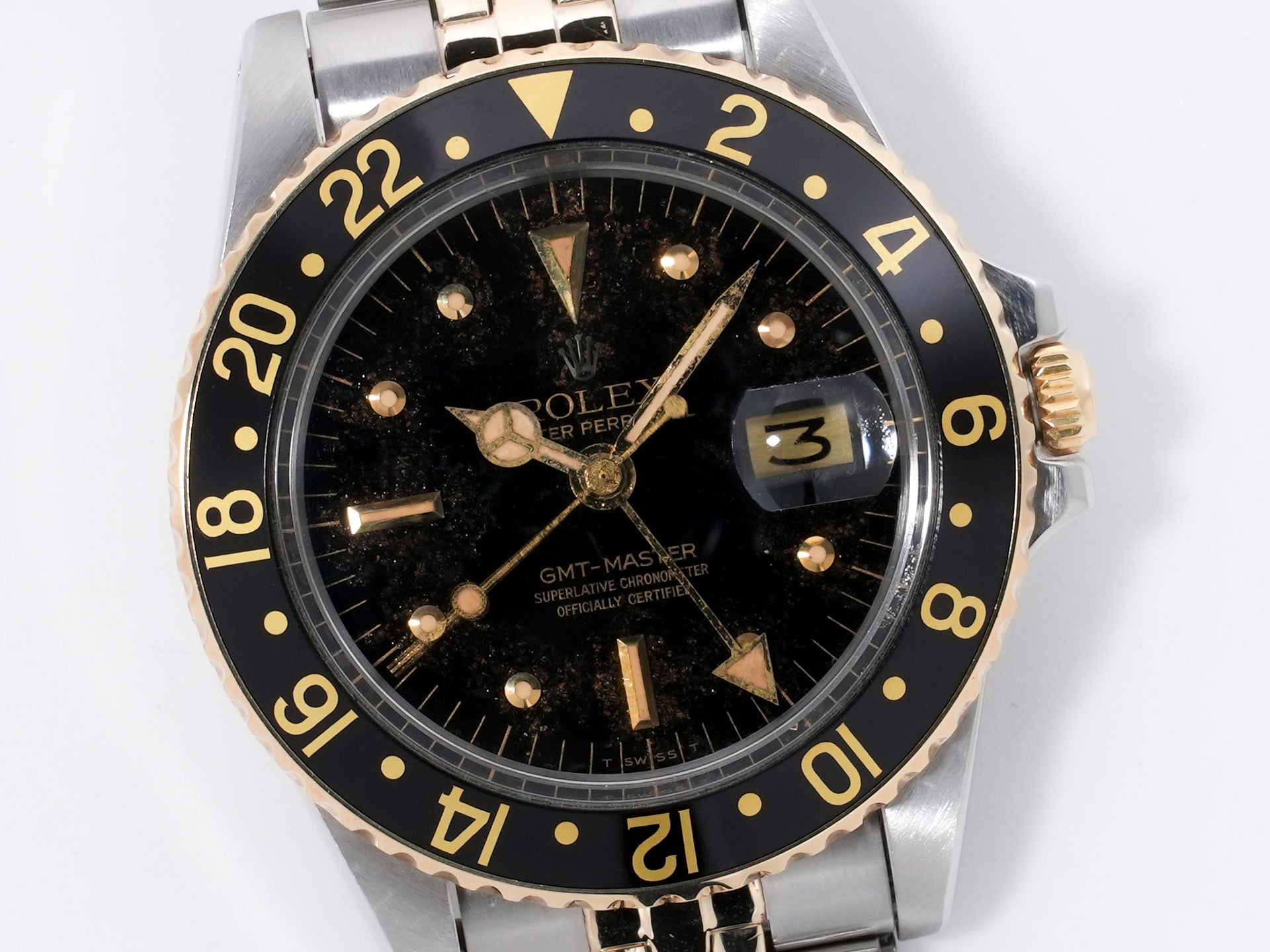 ロレックス GMTマスター Ref.1675/3 SS/YG ブラック文字盤 ジュビリーブレスレット 中古 rhhwd58q