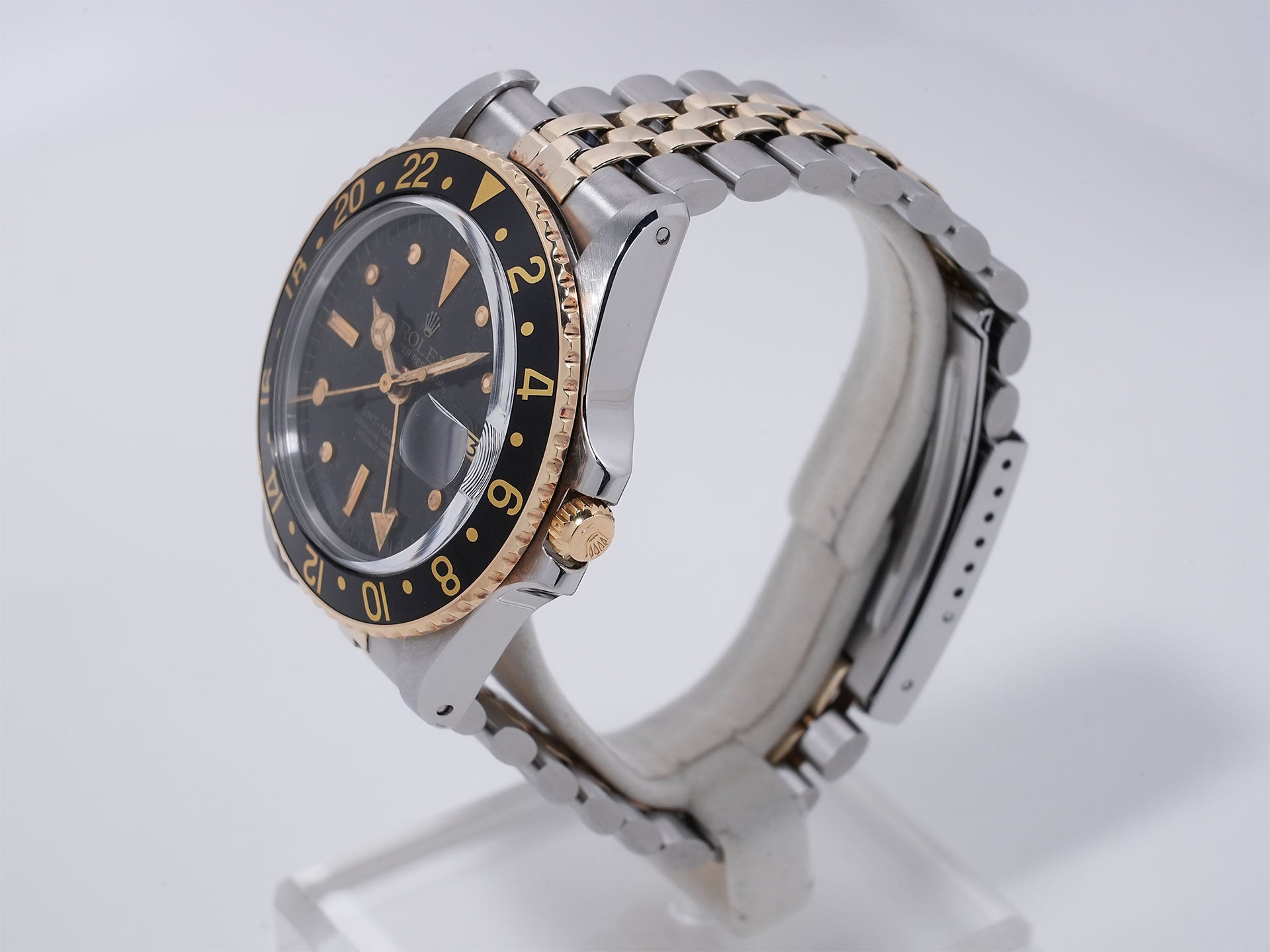 ロレックス GMTマスター Ref.1675/3 SS/YG ブラック文字盤 ジュビリーブレスレット 中古 rhhwd58q