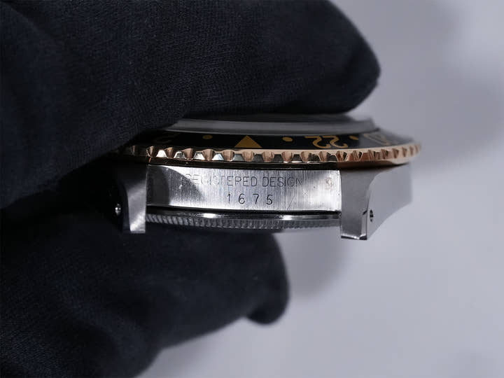 ロレックス GMTマスター Ref.1675/3 ステンレススチール/イエローゴールド ブラック文字盤 ジュビリーブレスレット