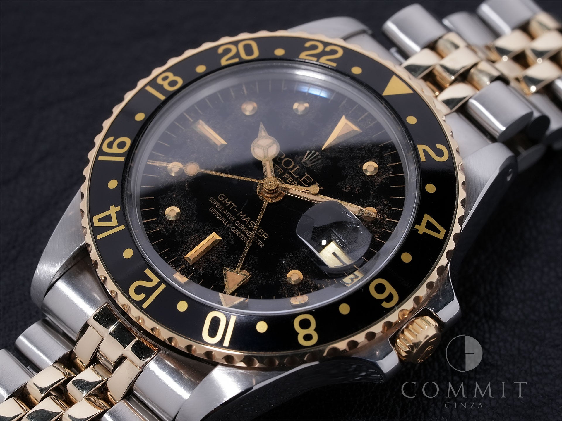 ロレックス GMTマスター Ref.1675/3 SS/YG ブラック文字盤 ジュビリーブレスレット 中古 rhhwd58q