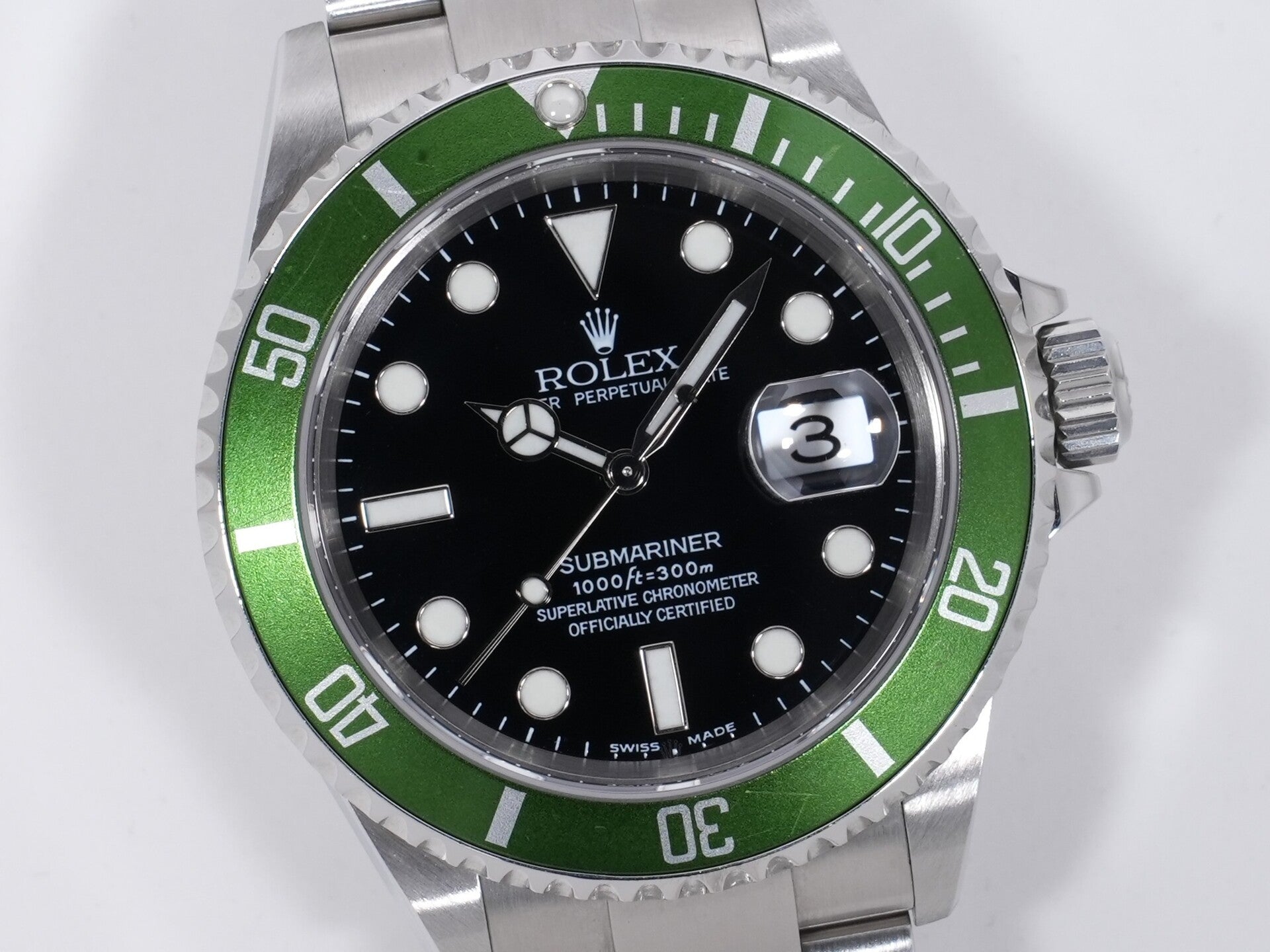 ロレックス サブマリーナー デイト Ref.16610LV SS ブラック文字盤 中古 ioi967bs