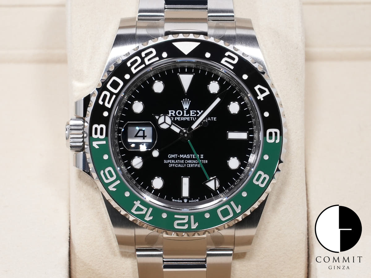 Rolex GMT-Master II Ref. 126720VTNR, stainless steel, black dial, Oyster bracelet, unused.  (5gft6ica appears to be an internal reference number and not part of the product description)