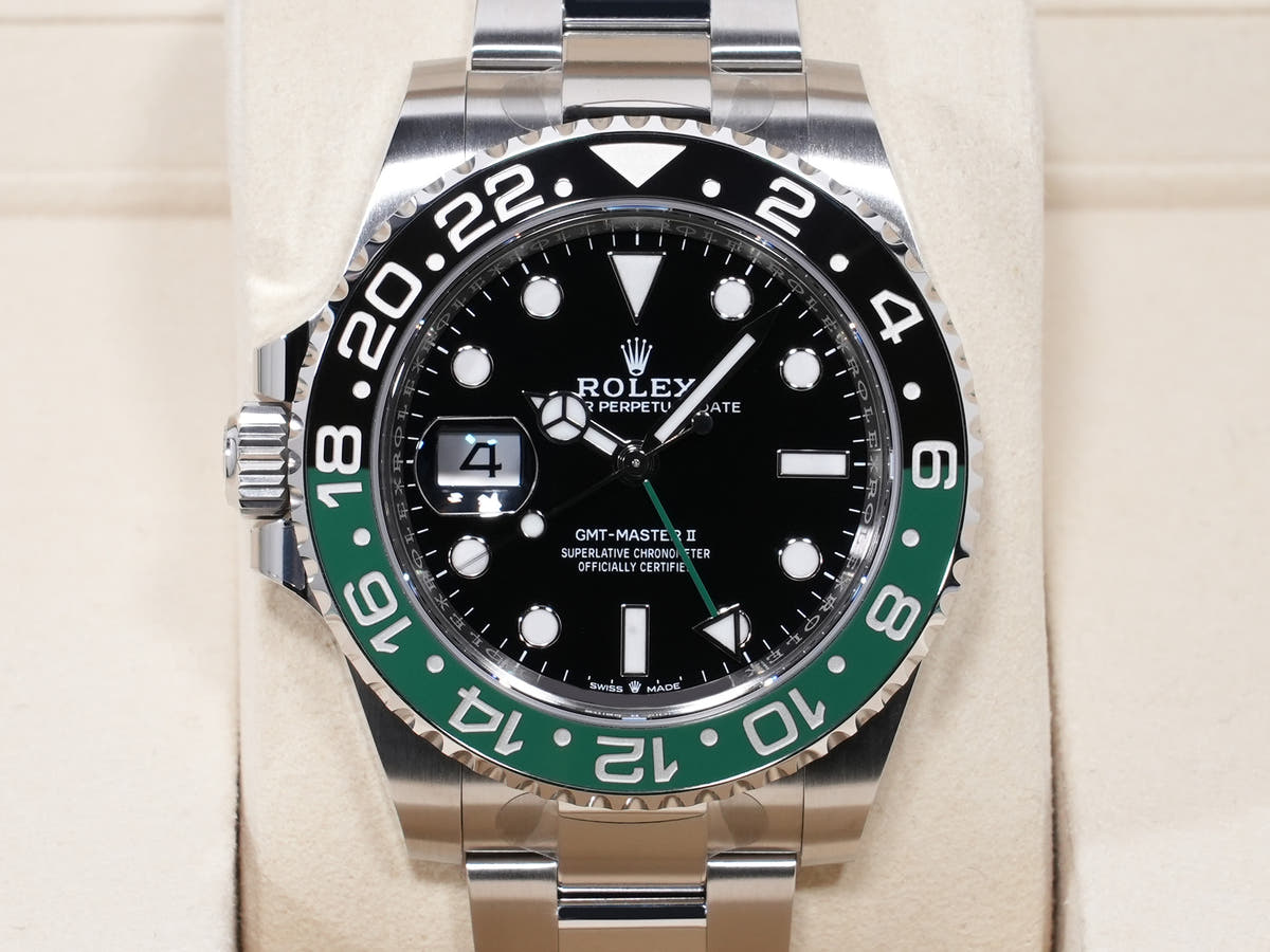 Rolex GMT-Master II Ref. 126720VTNR, stainless steel, black dial, Oyster bracelet, unused.  (5gft6ica appears to be an internal reference number and not part of the product description)