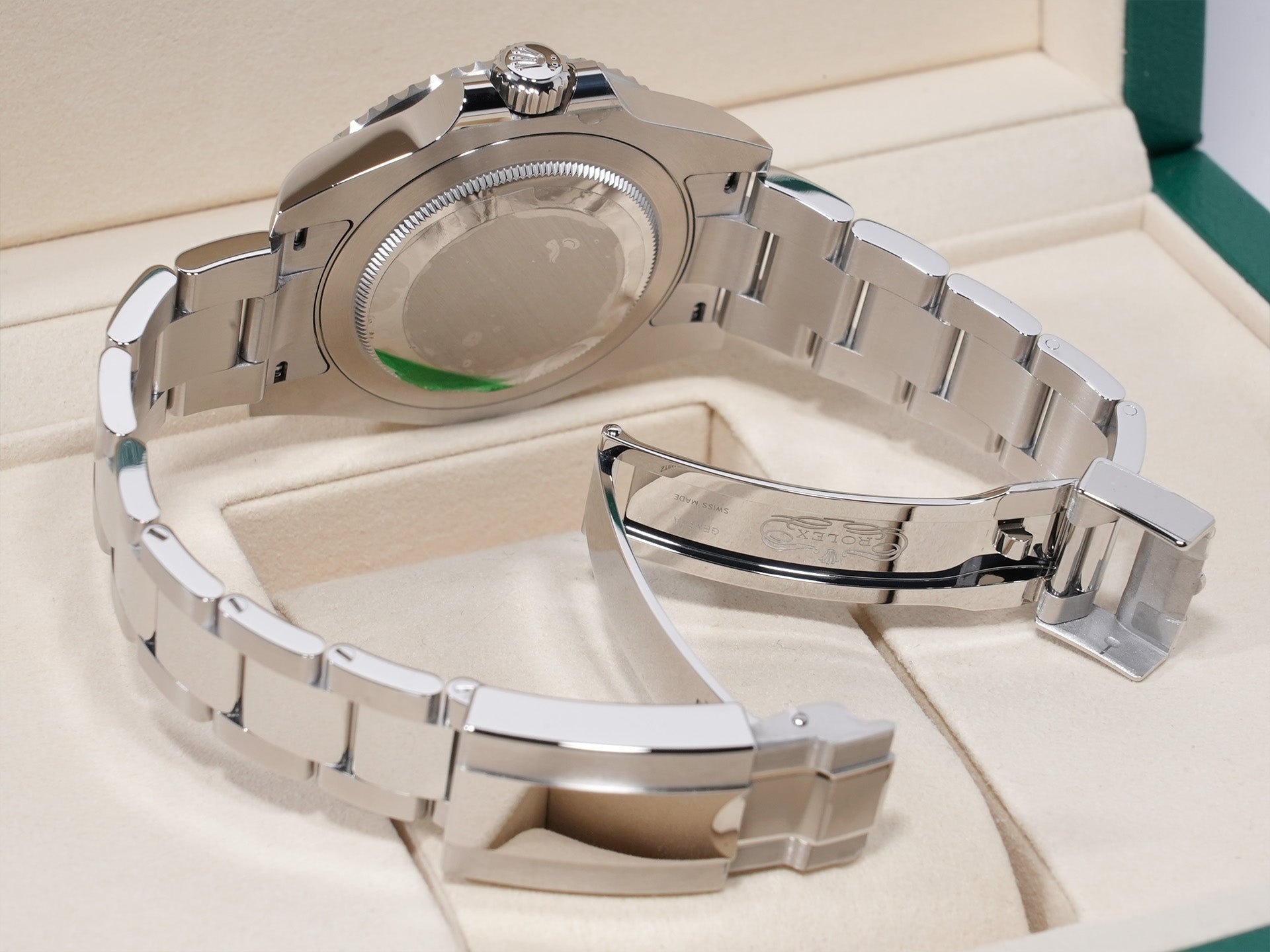 Rolex GMT-Master II Ref. 126720VTNR, stainless steel, black dial, Oyster bracelet, unused.  (5gft6ica appears to be an internal reference number and not part of the product description)