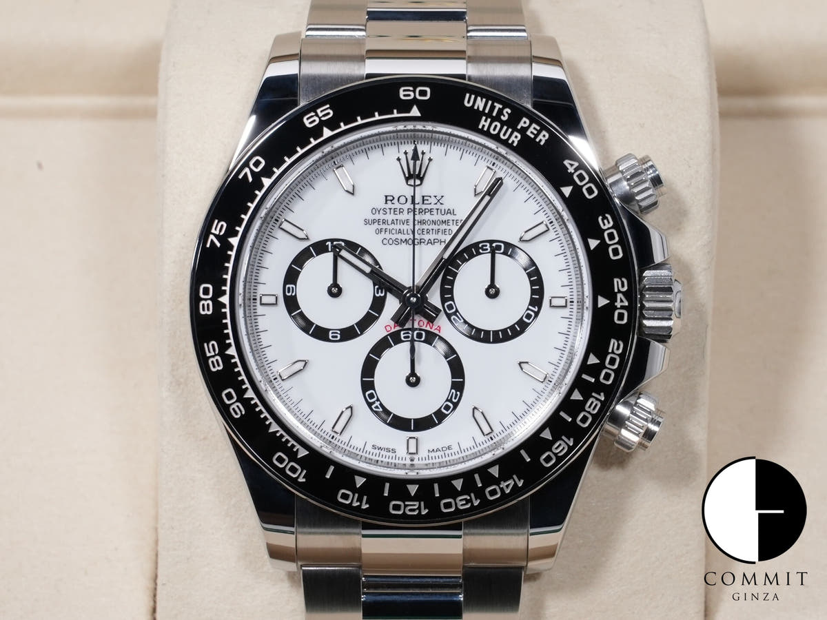 ロレックス デイトナ Ref.126500LN SS ホワイト文字盤 未使用 4vy2u2vo