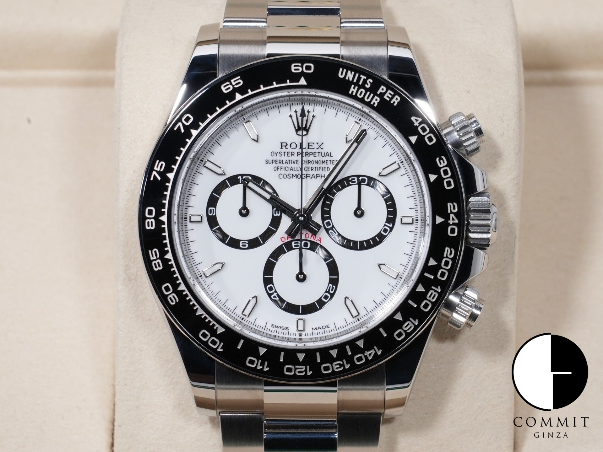 ロレックス デイトナ Ref.126500LN SS ホワイト文字盤 未使用 4vy2u2vo