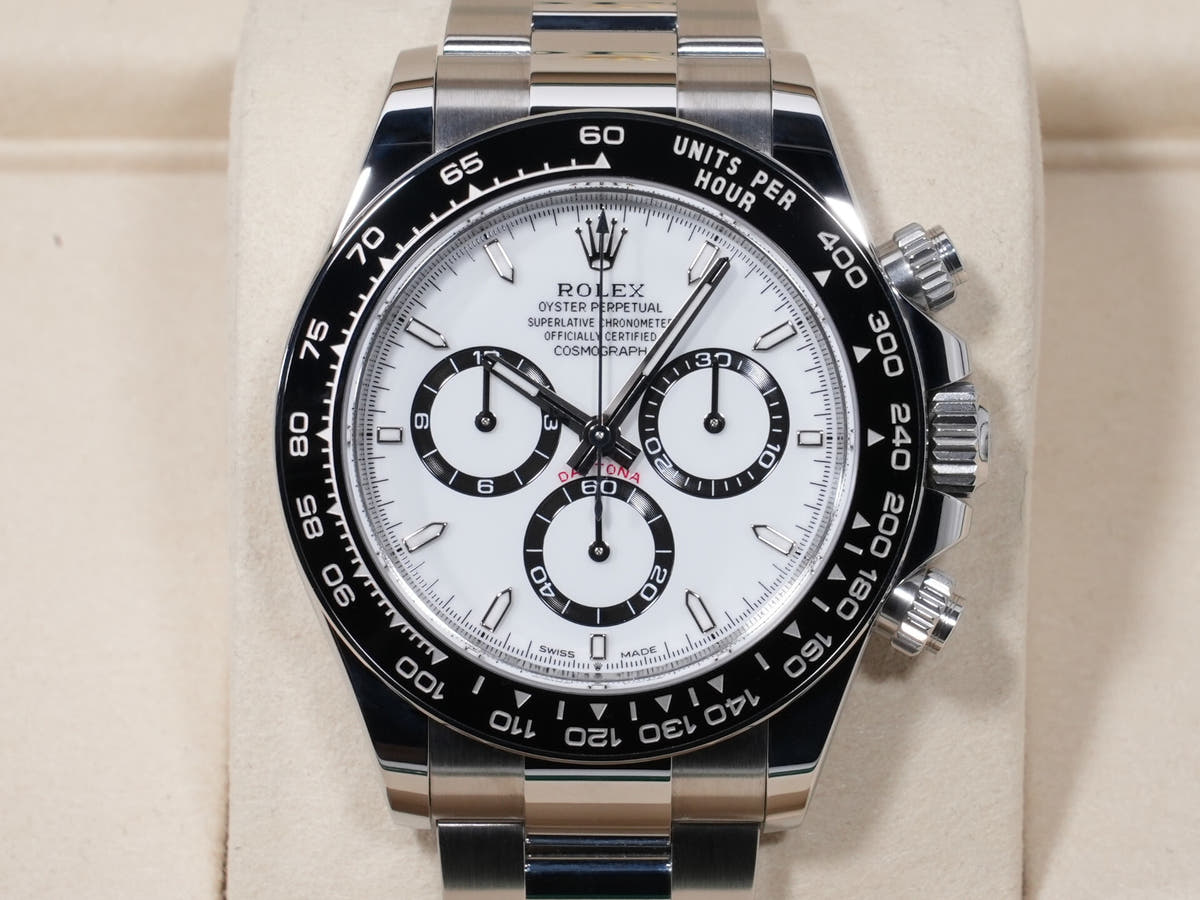 ロレックス デイトナ Ref.126500LN SS ホワイト文字盤 未使用 4vy2u2vo