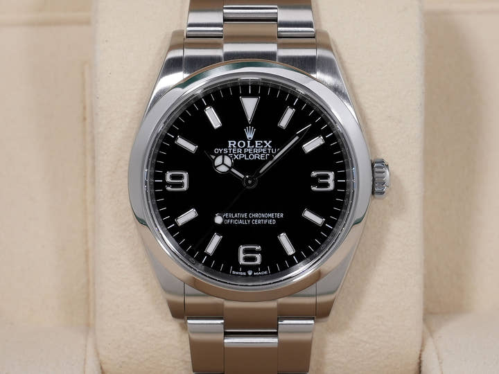 Rolex Explorer 36 Ref. 124270 Stainless Steel Black Dial
