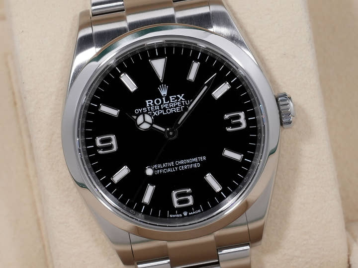 Rolex Explorer 36 Ref. 124270 Stainless Steel Black Dial
