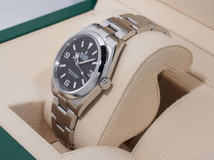 Rolex Explorer 36 Ref. 124270 Stainless Steel Black Dial
