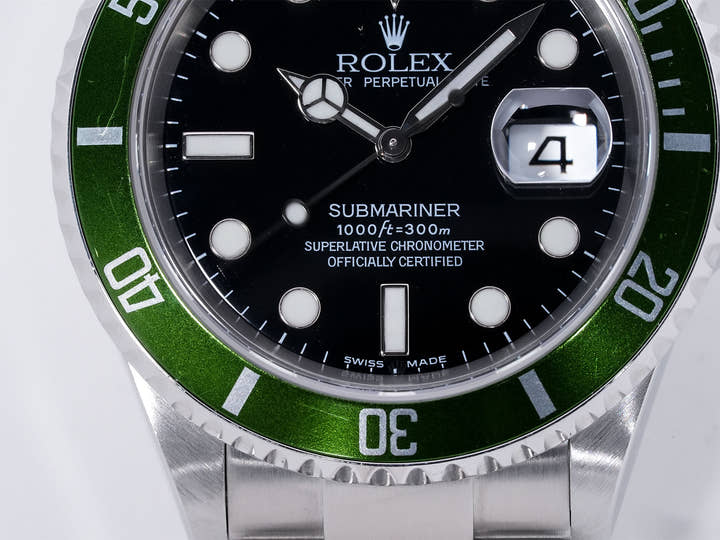 Rolex Submariner Date Ref. 16610LV Stainless Steel Black Dial