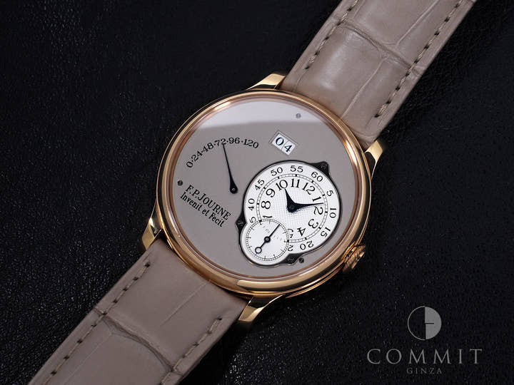 F.P.ジュルヌ オクタ パワーリザーブ Ref.- 18K 6N GOLD ホワイトゴールド シルバーギョーシェ文字盤 中古 oqb6f3dh