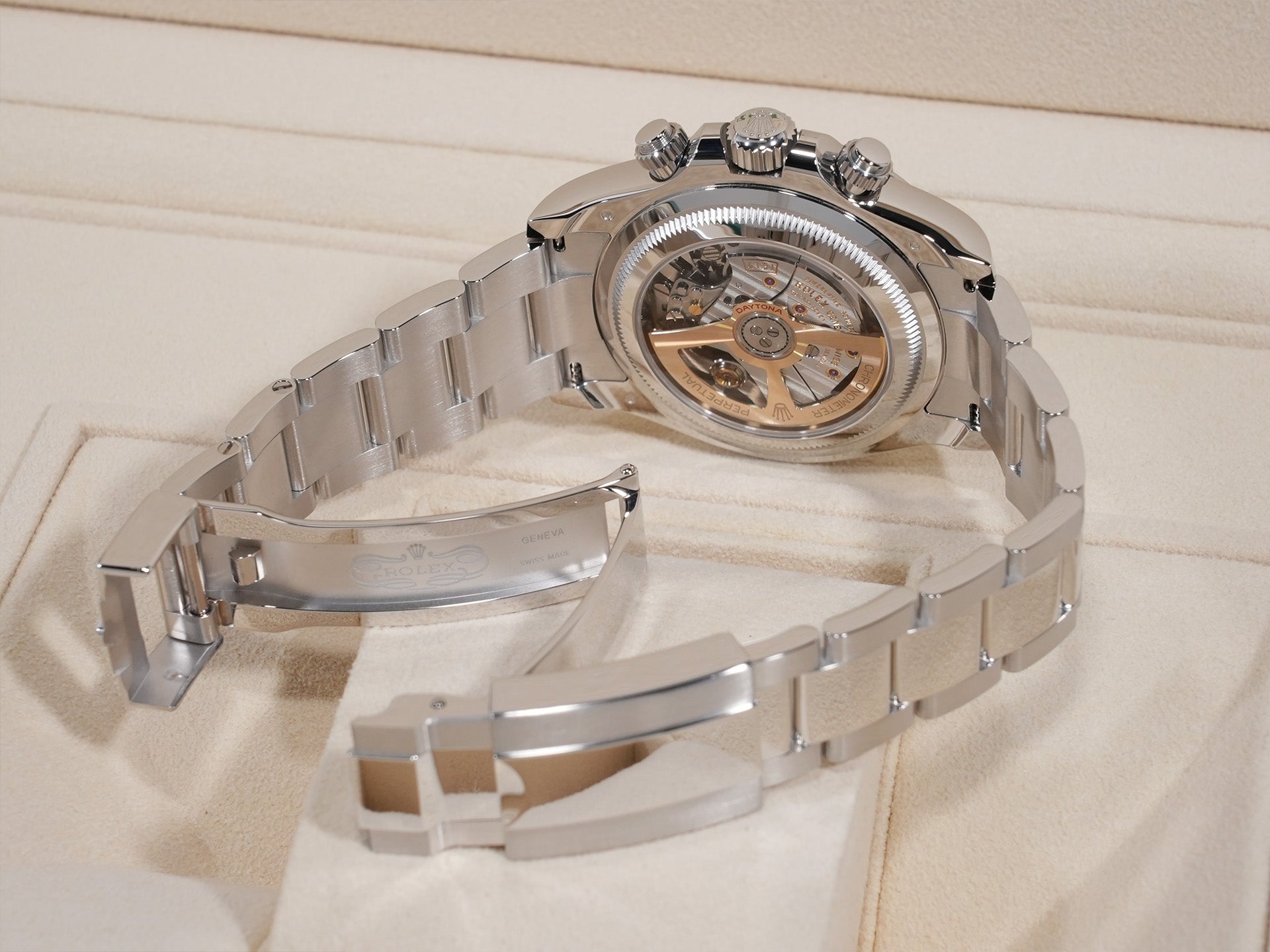Rolex Daytona Ref. 126506A PT Ice Blue dial with 11 diamond indexes, unused.  (6kiap8pz appears to be an internal reference number and not part of the product description)