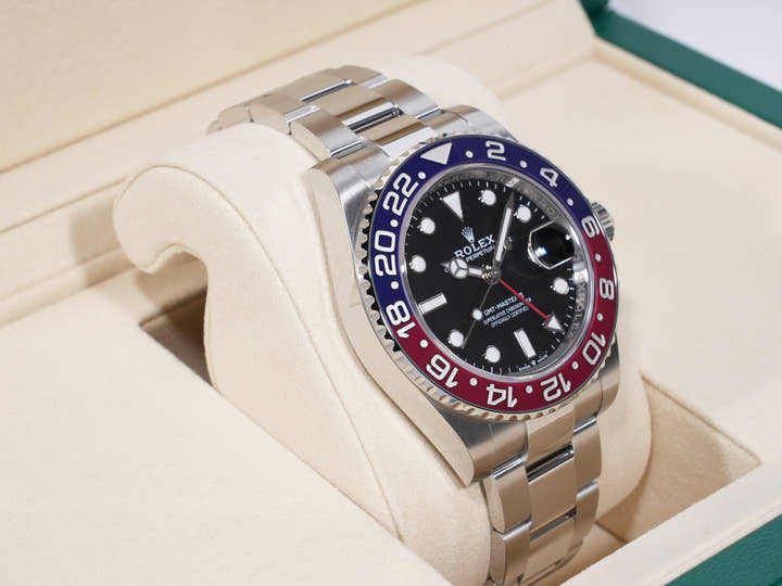 Rolex GMT-Master II Ref. 126710BLRO Stainless Steel Black Dial Oyster Bracelet