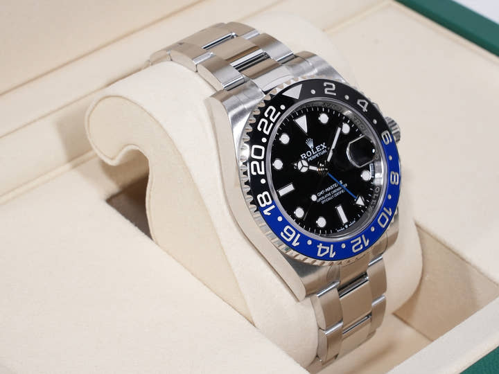 Rolex GMT-Master II Ref. 126710BLNR Stainless Steel Black Dial Oyster Bracelet
