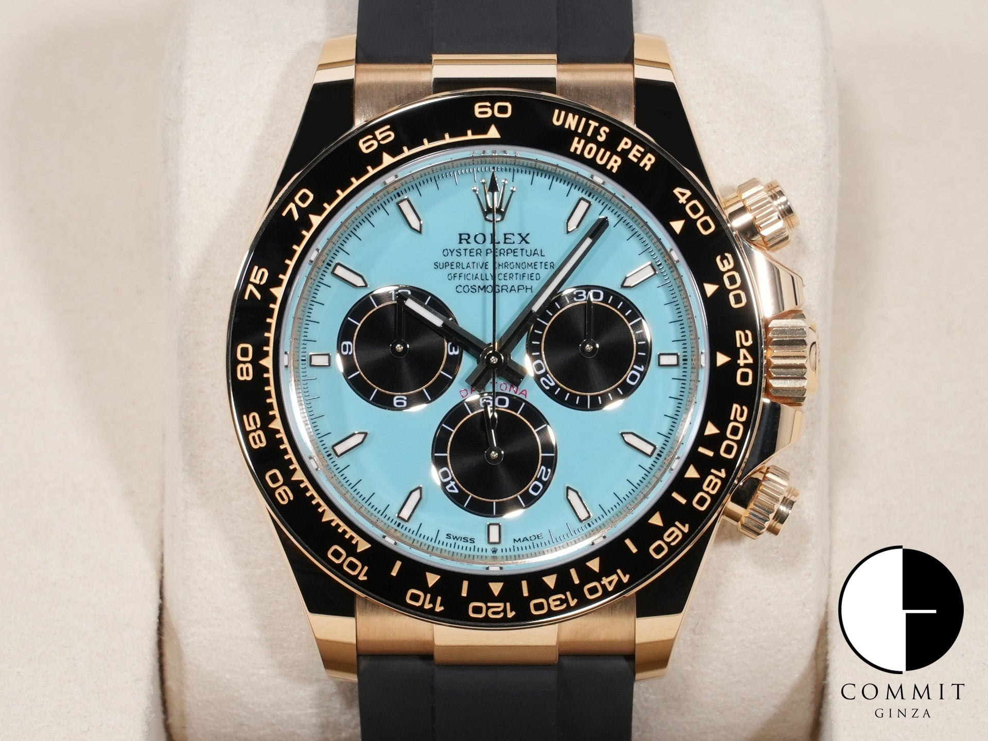 Rolex Daytona Ref. 126518LN 18KYG Turquoise Blue Dial, Excellent Condition knk4eeks