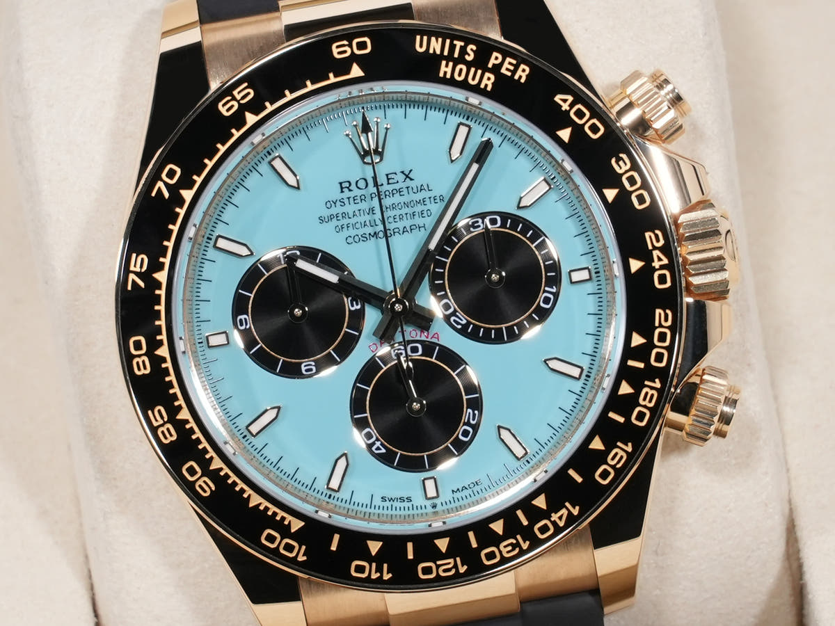 ロレックス デイトナ Ref.126518LN 18KYG ターコイズブルー文字盤 極美品 knk4eeks