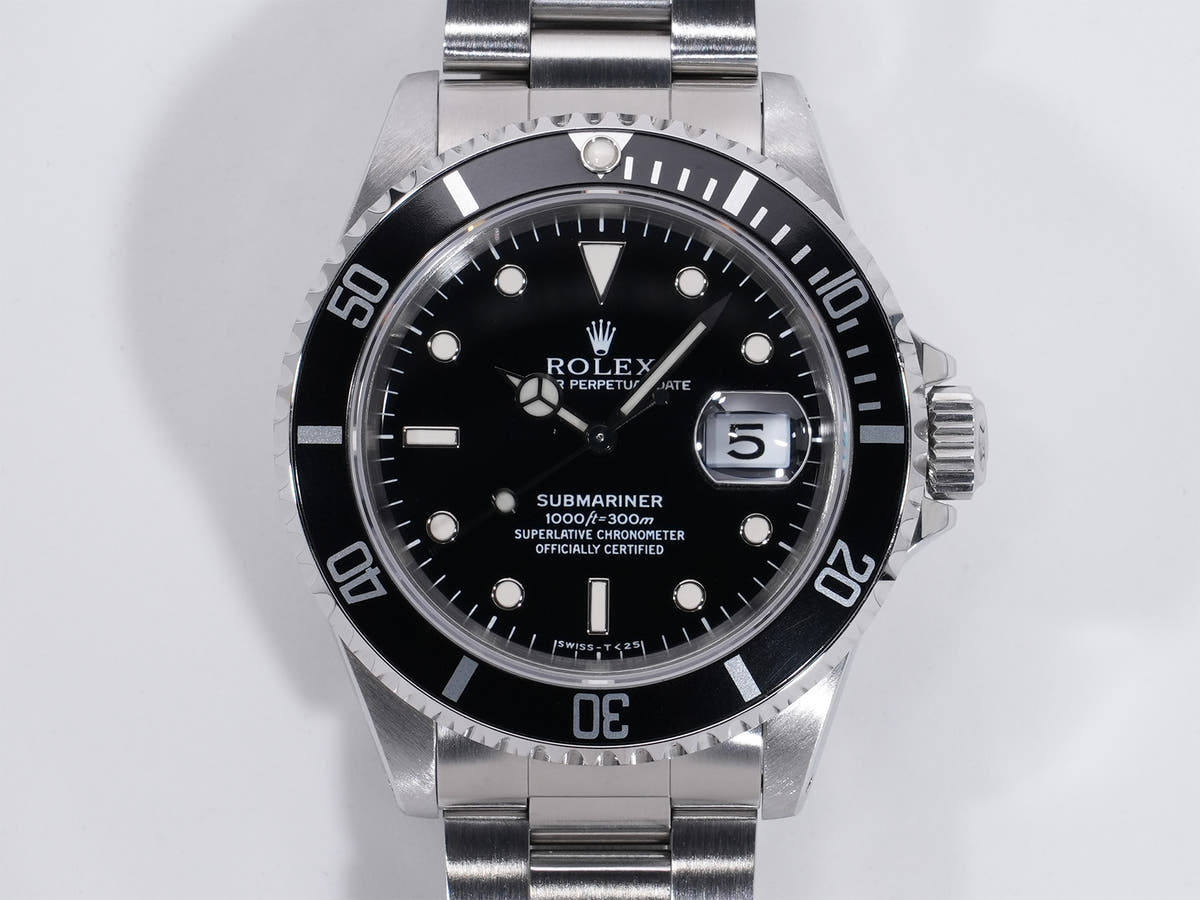 Rolex Submariner Date Ref. 16610 SS Black Dial, Pre-owned (mv7jq5se is likely an internal reference number and not translated)