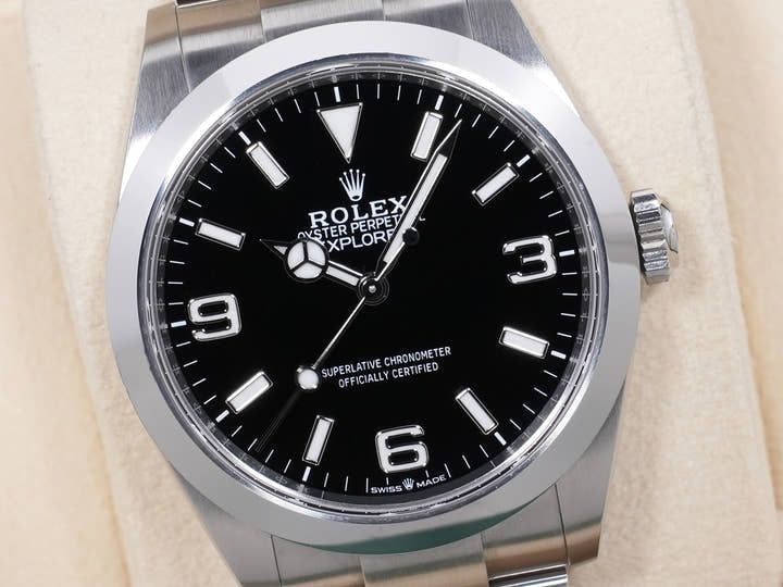 Rolex Explorer 40 Ref. 224270 Stainless Steel Black Dial Pre-owned (ahj79cff)