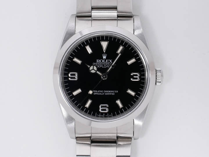 Rolex Explorer I Ref. 14270 Stainless Steel Black Dial
