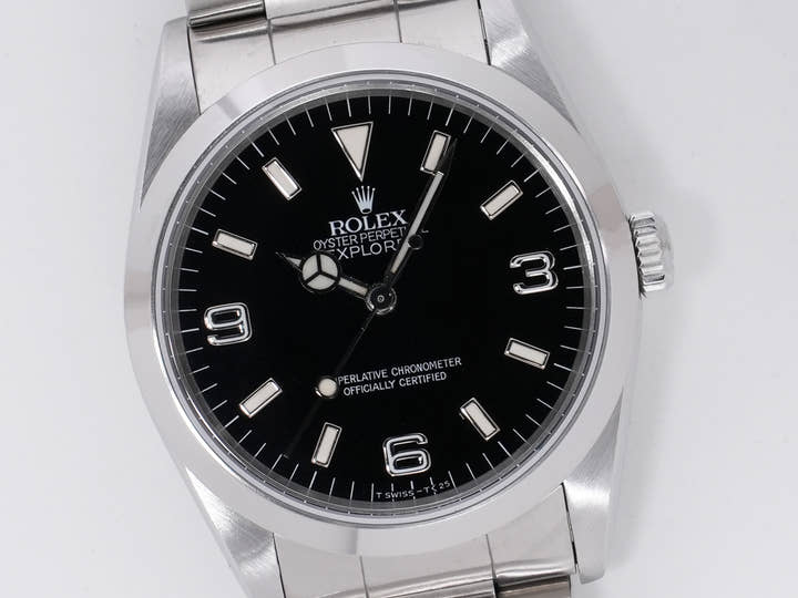 Rolex Explorer I Ref. 14270 Stainless Steel Black Dial
